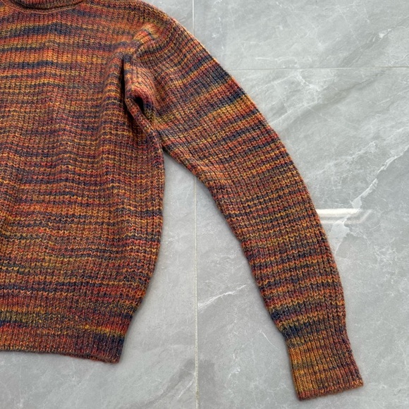 Women’s Urban Outfitters Space-Dyed Colorful Knit Turtleneck Sweater Size XS - Picture 9 of 16